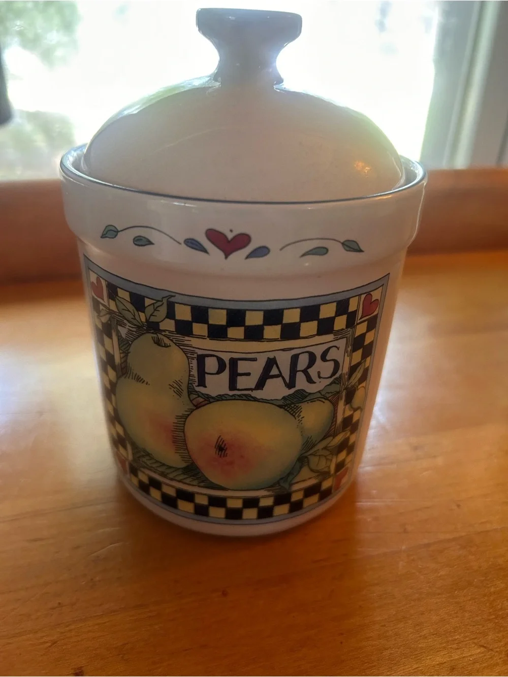 * Certified International Susan Winget Harvest Fair Fruit Canister Set of 4